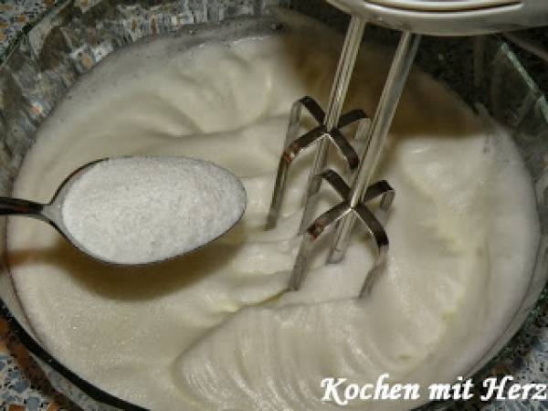 Pavlova - Zubereitung Schritt 2