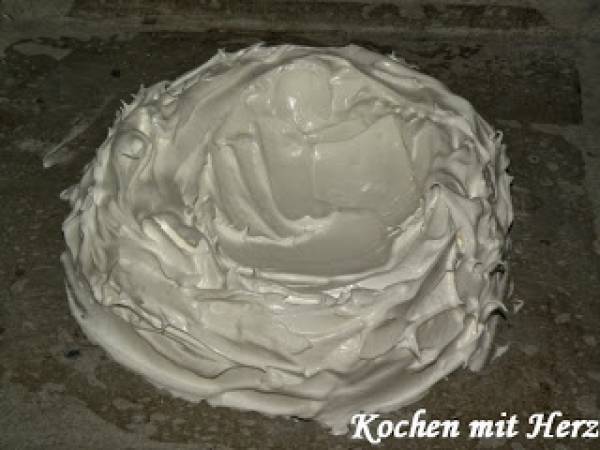 Pavlova - Zubereitung Schritt 4