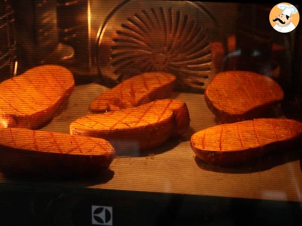 Gebackene Süßkartoffeln - Zubereitung Schritt 3