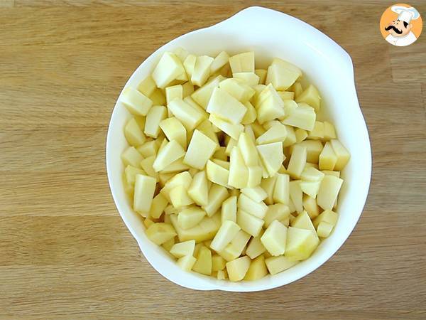 Einfacher Apfelkuchen - Zubereitung Schritt 1