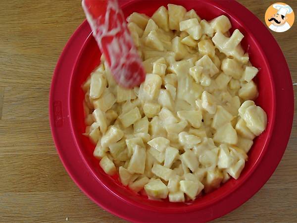 Einfacher Apfelkuchen - Zubereitung Schritt 4