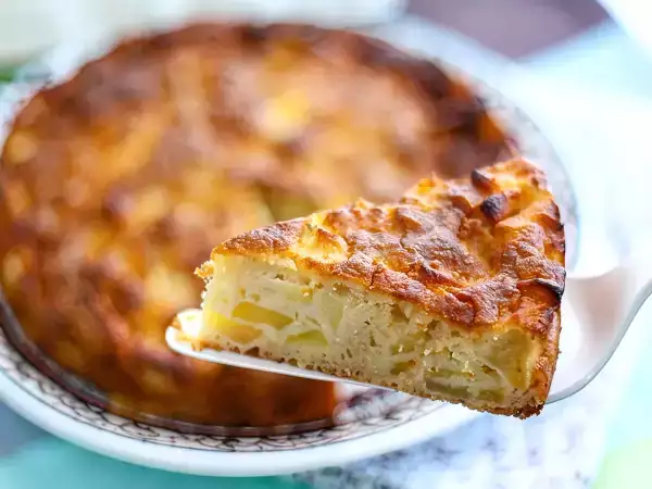 Einfacher Apfelkuchen : saftig, locker und mit wenigen Zutaten - Zubereitung Schritt 6