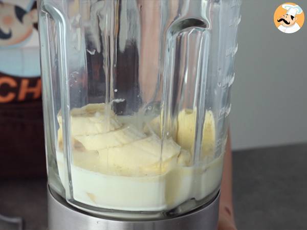 Bananen-Vanille-Milchshake - Zubereitung Schritt 2