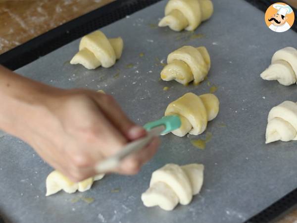Croissant Rezept, Schritt für Schritt - Zubereitung Schritt 17