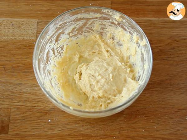 Crêpes gefüllt mit Béchamel, Käse und Schinken - Zubereitung Schritt 1