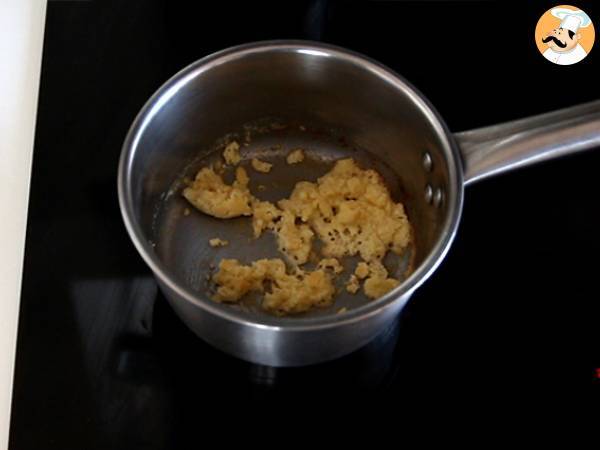 Crêpes gefüllt mit Béchamel, Käse und Schinken - Zubereitung Schritt 6