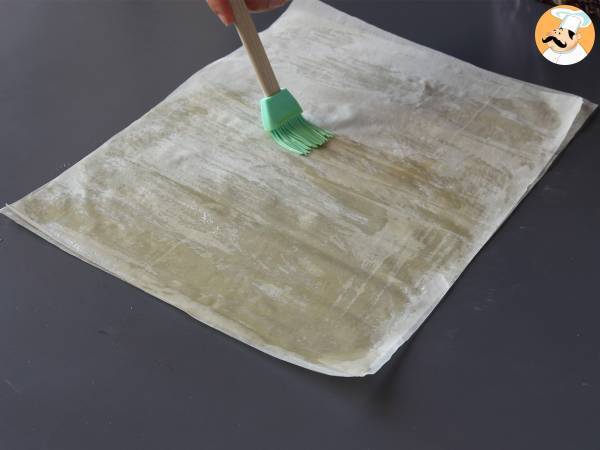 Pistazien-Baklava-Käsekuchen, knusprig und schmelzend - Zubereitung Schritt 1