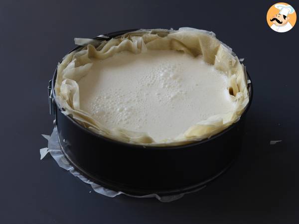 Pistazien-Baklava-Käsekuchen, knusprig und schmelzend - Zubereitung Schritt 6