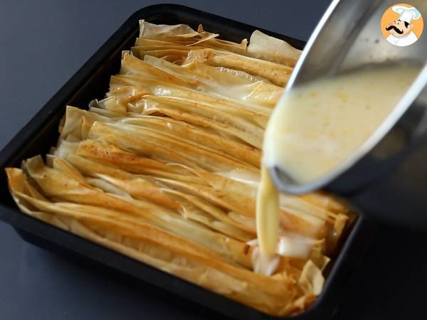 Knisterkuchen, der super knusprige und einfach zuzubereitende Kuchen – Easy Turkish Laz Borek - Zubereitung Schritt 5