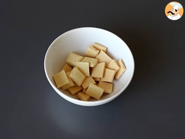 Hausgemachte Raffaello-Schokolade - Zubereitung Schritt 1