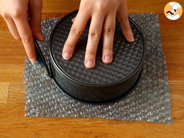 No-Bake-Käsekuchen mit Zitrone und Honig (Tutorial zur Kuchendekoration) - Zubereitung Schritt 1