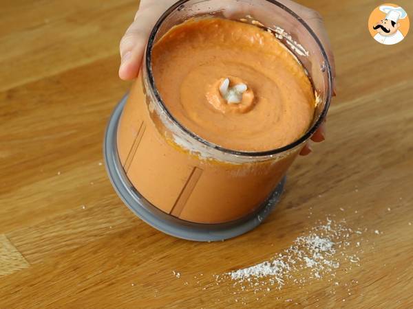 Pesto auf kalabresische Art mit cremiger Burrata - Zubereitung Schritt 5