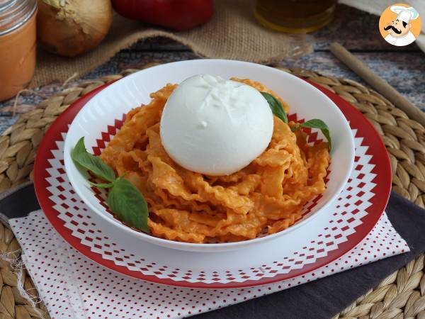 Pesto auf kalabresische Art mit cremiger Burrata - Zubereitung Schritt 7