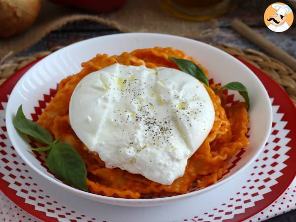 Pesto auf kalabresische Art mit cremiger Burrata - Zubereitung Schritt 8