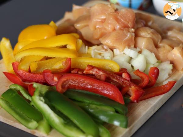 Baskisches Express-Hähnchen mit dem Cookeo - Zubereitung Schritt 1