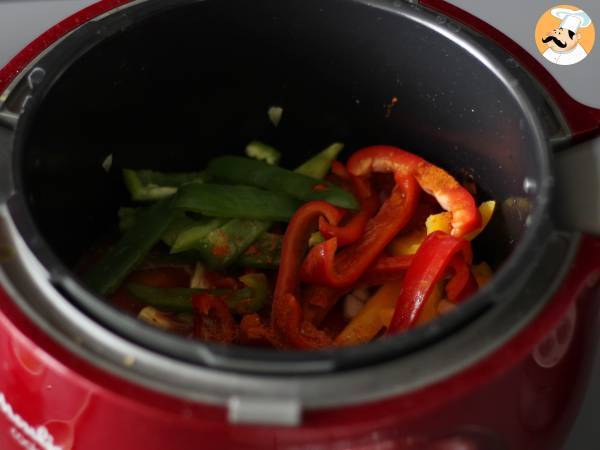 Baskisches Express-Hähnchen mit dem Cookeo - Zubereitung Schritt 3