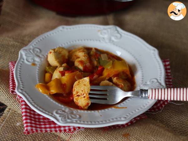 Baskisches Express-Hähnchen mit dem Cookeo - Zubereitung Schritt 5