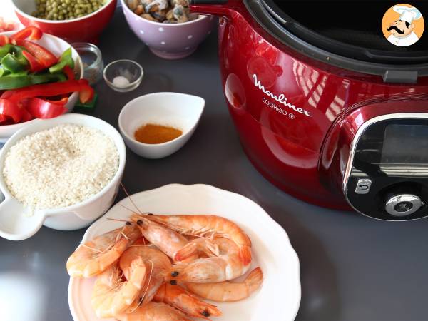 Superschnelle Paella mit dem Cookeo - Zubereitung Schritt 1