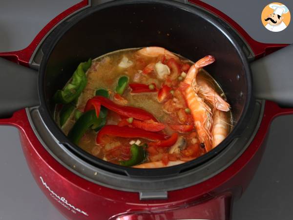 Superschnelle Paella mit dem Cookeo - Zubereitung Schritt 6