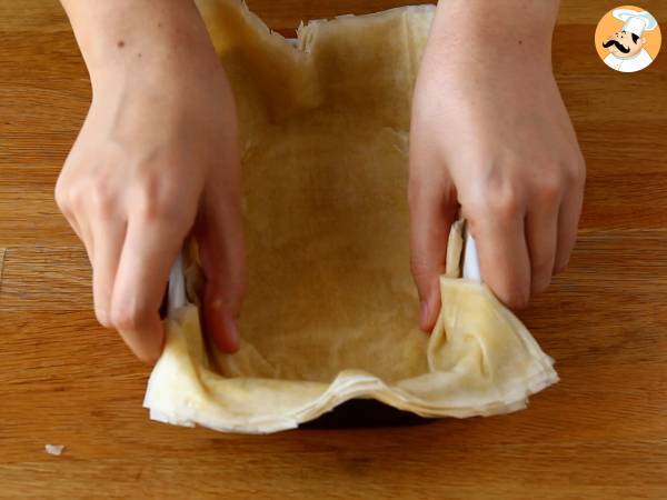 Schnelle italienische Filo-Torte - Zubereitung Schritt 2