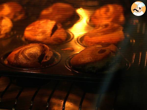 Marmorierte Muffins - Zubereitung Schritt 6