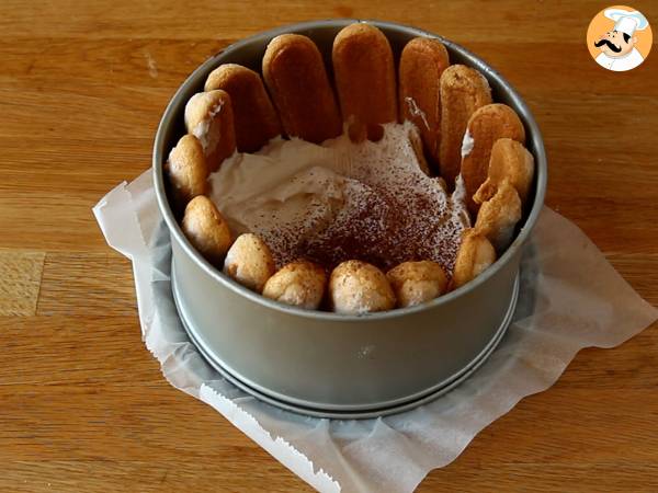 Charlotte Tiramisu lecker und ohne Eier - Zubereitung Schritt 4