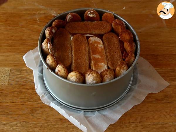 Charlotte Tiramisu lecker und ohne Eier - Zubereitung Schritt 6