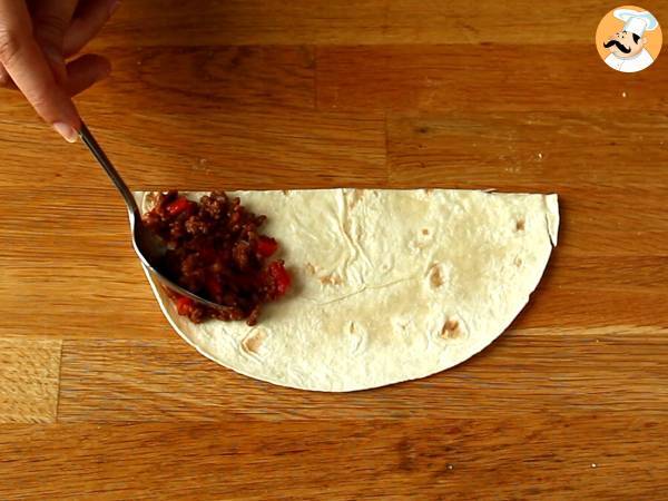 Samosa-Tacos mit Hackfleisch - Zubereitung Schritt 4