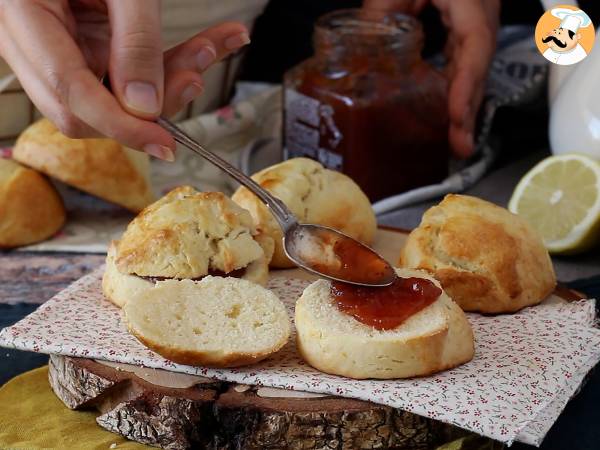 Scones mit Zitronenschalen - Zubereitung Schritt 8