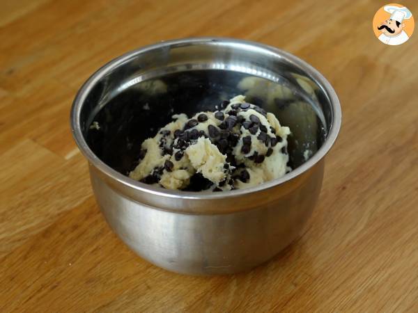 Einfache und sehr weiche Schokoladen-Scones - Zubereitung Schritt 4