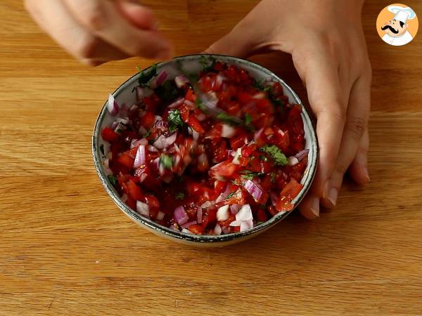 Pico de Gallo und hausgemachte Tortillachips - Zubereitung Schritt 2