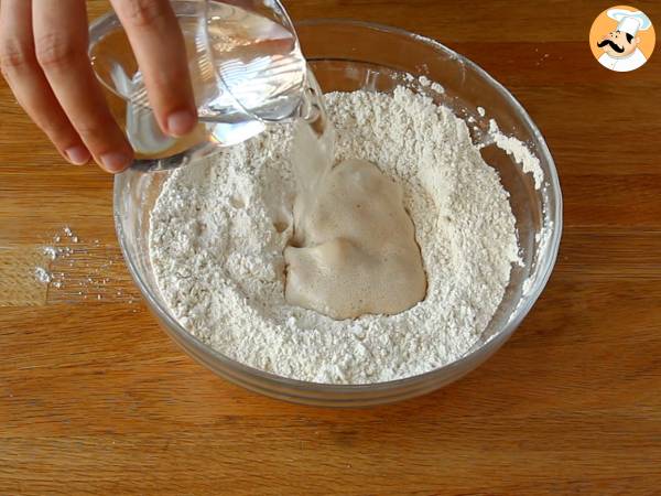 Brötchen ohne Kneten – knusprig lecker! - Zubereitung Schritt 2