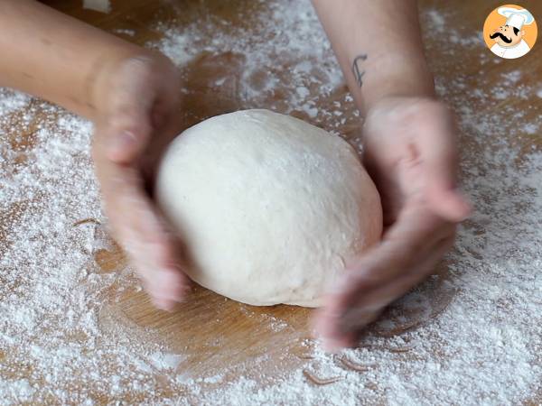 Brötchen ohne Kneten – knusprig lecker! - Zubereitung Schritt 4