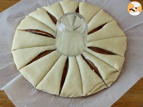 Schneeflocken-Brioche mit Aufstrich - Zubereitung Schritt 9