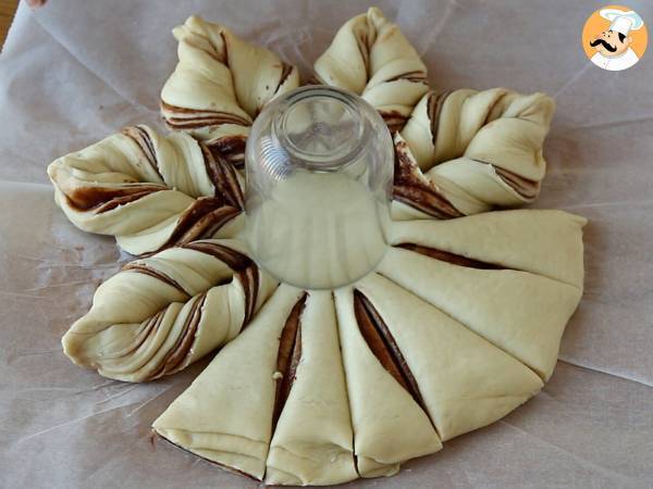 Schneeflocken-Brioche mit Aufstrich - Zubereitung Schritt 10