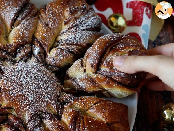 Schneeflocken-Brioche mit Aufstrich - Zubereitung Schritt 14