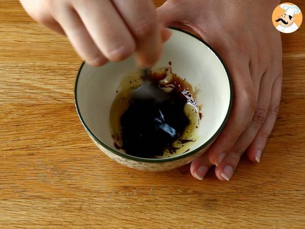 Zucchini- und Räucherlachsröllchen - Zubereitung Schritt 3