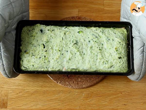 Terrine mit Zucchini und geräuchertem Lachs - Zubereitung Schritt 7