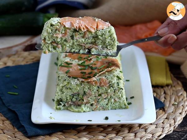 Terrine mit Zucchini und geräuchertem Lachs - Zubereitung Schritt 8