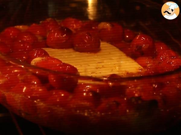 Tagliatelle-Feta-Kirschtomaten – gebackene Feta-Nudeln - Zubereitung Schritt 4