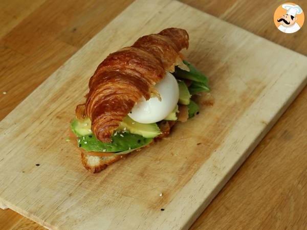 Croissant-Sandwich im Brunch-Stil - Zubereitung Schritt 5