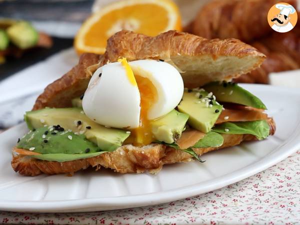 Croissant-Sandwich im Brunch-Stil - Zubereitung Schritt 6