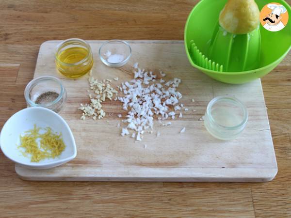 Zucchini, Ziegenkäse und Zitronensalat - Zubereitung Schritt 1