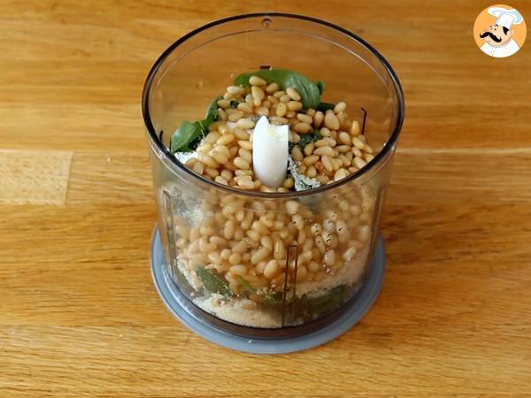 Hausgemachtes grünes Pesto – Pesto alla genovese - Zubereitung Schritt 1