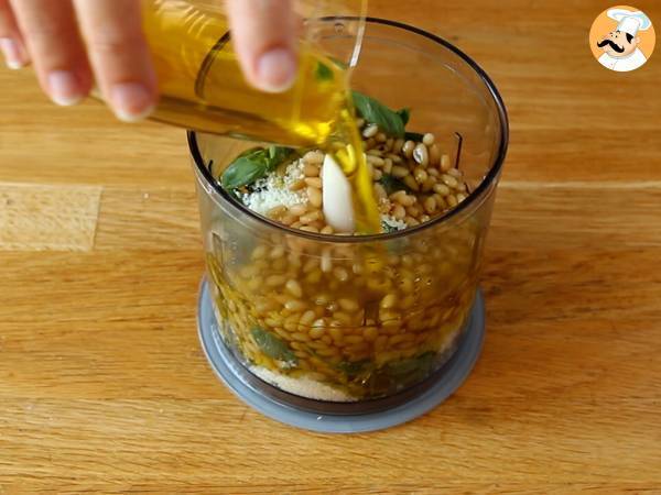 Hausgemachtes grünes Pesto – Pesto alla genovese - Zubereitung Schritt 2