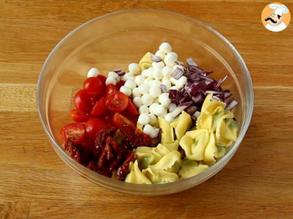 Pesto-Tortellini-Salat - Zubereitung Schritt 2