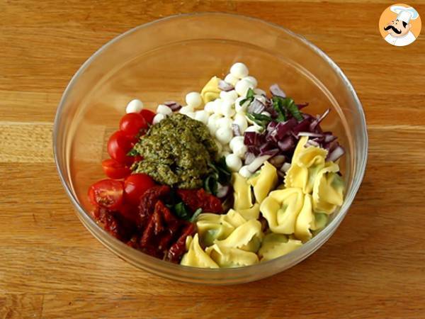 Pesto-Tortellini-Salat - Zubereitung Schritt 3