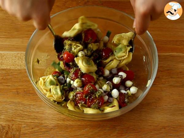 Pesto-Tortellini-Salat - Zubereitung Schritt 4