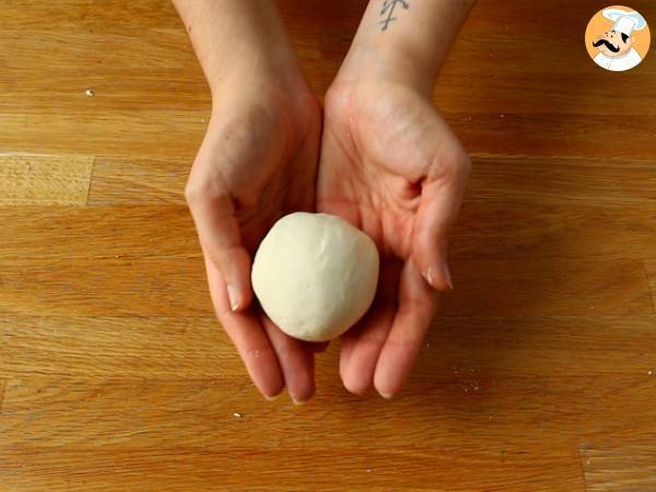 Gyoza mit Hächnchen, Karotten und Pilzen - Zubereitung Schritt 2