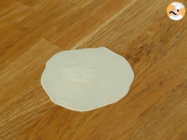 Gyoza mit Hächnchen, Karotten und Pilzen - Zubereitung Schritt 7